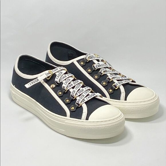 Dior canvas low top sneakers size 40.5 - Picture 4 of 13